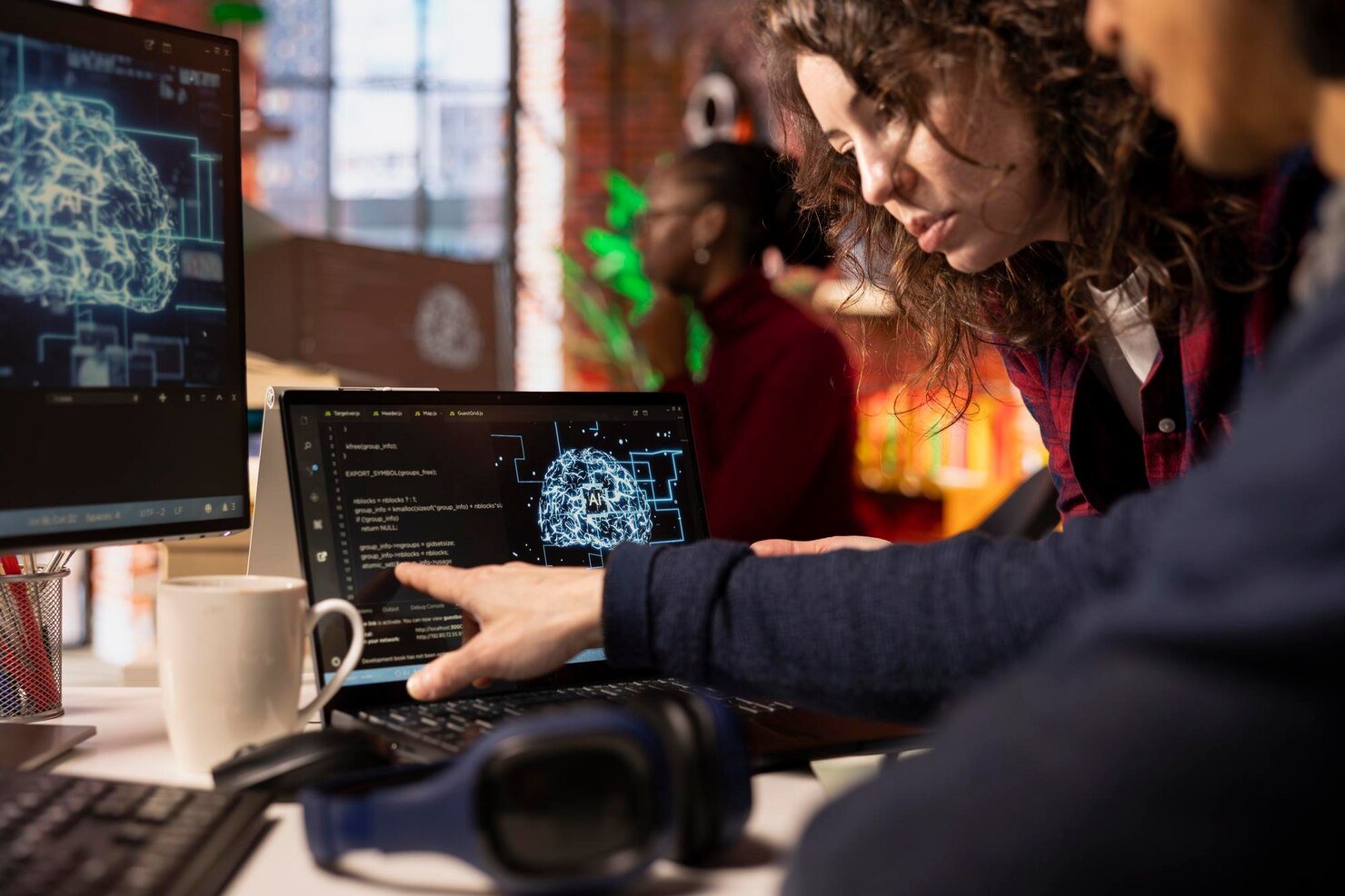 coworkers-doing-brainstorming-ai-tech-agency_482257-125146